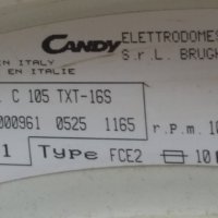 Candy C105 TXT -16S , снимка 2 - Перални - 37180339