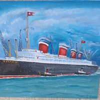 Масло,, Титаник, снимка 2 - Картини - 38625791