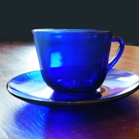 Сервиз за кафе - ARCOROC COBALT BLUE, снимка 3 - Сервизи - 39533582