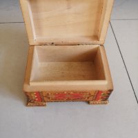 Дървена кутия 10 х 7 h 6.5 см. , снимка 3 - Други стоки за дома - 38530893