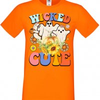 Мъжка тениска Wicked cute,Halloween,Хелоуин,Празник,Забавление,Изненада,Обичаи,, снимка 9 - Тениски - 38137678
