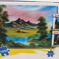 Bob Ross пъзел пейзаж 1000 части , снимка 6 - Игри и пъзели - 43987124