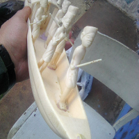 Лодката на фараона от слонова кост, снимка 4 - Антикварни и старинни предмети - 44897030