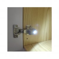 LED осветление за монтиране върху панта на шкаф и други мебели - код 2114, снимка 2 - Гардероби - 26790408