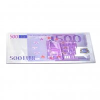 Код 94215 Сувенирна магнитна пластинка - банкнота 500 евро., снимка 1 - Арт сувенири - 36693441