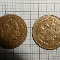 стар жетон-монета-Франц Йосиф, снимка 1 - Нумизматика и бонистика - 26386284