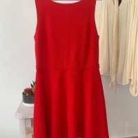 Червена рокля в размер L, снимка 4 - Рокли - 44086185