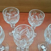 Кристални чаши , снимка 2 - Антикварни и старинни предмети - 27460295