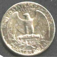 Монета 25 цента 1|4 долар 1972 от САЩ, снимка 2 - Нумизматика и бонистика - 32494683