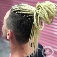 Бразилско Влакно / Прежда за Плетене на Плитки за Коса, Комплект за Мъже Код 635, снимка 4 - Аксесоари за коса - 28670310