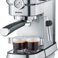 Кафемашина за еспресо SEVERIN с ръкохватка кафе машина, снимка 1 - Кафемашини - 43000693