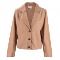 Фешън сако/яке Lee Cooper Wool Blend Jacket Ladies - Beige, снимка 1 - Сака - 28249080