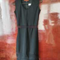 Черна стилна рокля по тялото , снимка 2 - Рокли - 44877580