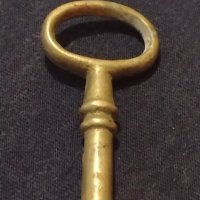Стар рядък бронзов ключ за КОЛЕКЦИЯ ДЕКОРАЦИЯ 27123, снимка 2 - Други ценни предмети - 43279512