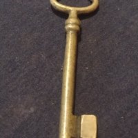 Стар рядък бронзов ключ от соца нетрадиционен за КОЛЕКЦИОНЕРИ 41005, снимка 4 - Други ценни предмети - 43269908