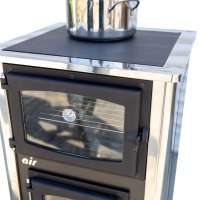 Готварска печка на дърва ABC Concept 2 mini Air 10 kW, ефективност 76,7%, снимка 11 - Други стоки за дома - 39914487