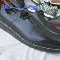 КАТО НОВИ 43 - 44, Vintage Hiking Shoes, Skywalk original, Black Leather, Bavarian, Das Beste, Mens, снимка 7 - Ежедневни обувки - 37606098