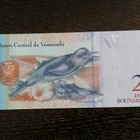 Банкнота - Венецуела - 2 боливара UNC | 2007г., снимка 2 - Нумизматика и бонистика - 26373171