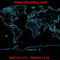 Светеща скреч карта на света Travel Life    1503, снимка 3 - Други стоки за дома - 26867073
