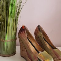 Цветни дамски обувки на платформа, снимка 3 - Дамски ежедневни обувки - 32665238