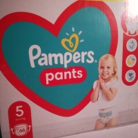 Пелени-гащички Pampers Pants 5, снимка 1 - Пелени, памперси - 43352759