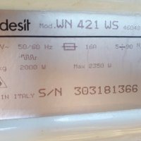 Продавам програматор за пералня Indesit 421 W, снимка 3 - Перални - 33615878