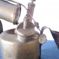 Автентична бензинова лампа,,златарска" произход Англия., снимка 3 - Антикварни и старинни предмети - 37759326