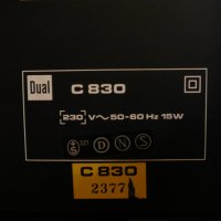 DUAL C 830, снимка 8 - Ресийвъри, усилватели, смесителни пултове - 35313876