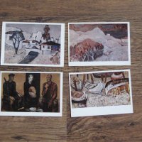Пощенски картички с картини на Светлин Русев от 1976 г., снимка 1 - Колекции - 28616521