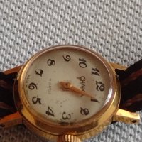 Стар механичен часовник CHAIKA 17 JEWELS с позлатена рамка за КОЛЕКЦИЯ 43076, снимка 6 - Други ценни предмети - 43905461