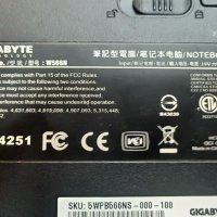 Gigabyte W566N, снимка 3 - Лаптопи за дома - 33330433