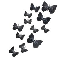 3D пеперуди за декорация /12 броя пеперуди микс/, снимка 2 - Декорация за дома - 43645473