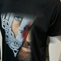 Нова мъжка тениска с дигитален печат на сериала Викинги, снимка 9 - Тениски - 28361669