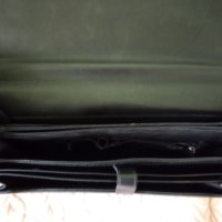 Луксозна мъжка бизнес чанта от естествена кожа, черна, снимка 4 - Чанти - 43448453