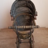 Ретро бебешка количка за кукли, снимка 4 - Антикварни и старинни предмети - 43466729