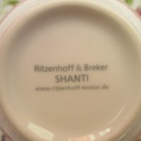 Ritzenhoff & Breker 1810 нов марков немски порцеланов сервиз за чай и кафе от 18 части., снимка 3 - Сервизи - 43560716