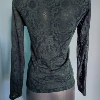 Еластична прозрачна блуза / 3 броя, различни цветове и модели , снимка 16 - Блузи с дълъг ръкав и пуловери - 36829885