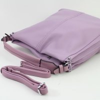 Moдна дамска чанта в лилав цвят, снимка 3 - Чанти - 43475544