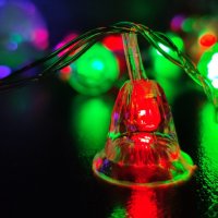 Многоцветни коледни LED лампички със снежинки с щепсел , снимка 11 - Декорация за дома - 42964480