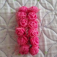 Изкуствени силиконови  рози с дръжки , рози фоам, снимка 1 - Декорация за дома - 38462984