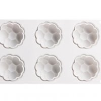 3D 6 бр Балончета Облачета мехури силиконов молд форма за десерти мус желе шоколад гипс свещ и др, снимка 2 - Форми - 33032690