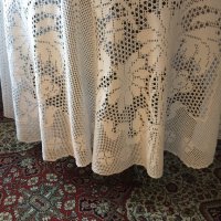 Кръгла покриквка плетена на една кука, снимка 3 - Покривки за маси - 28079116