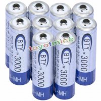 4 бр x AA 3000 mAh 1.2V Ni-MH акумулаторни батерии акумулаторна батерия презареждащи за MP3 фотоапар, снимка 12 - Други стоки за дома - 26444293