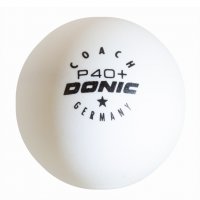 топчета за тенис на маса DONIC COACH* P40+ нови  бели   количество 0.68лв бр, снимка 1 - Тенис - 33348733