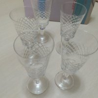 Кристални чаши за вино или шампанско - 5 бр, снимка 5 - Чаши - 40592252