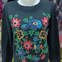 Кашмир и мерино-дамски пуловер, снимка 1 - Блузи с дълъг ръкав и пуловери - 43838689