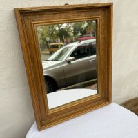 Винтидж огледало с красива дървена рамка №1066, снимка 5 - Антикварни и старинни предмети - 34666999