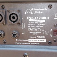 Wharfedale EVP-X12 MKII 12", 300W RMS Passive PA Speaker, снимка 5 - Други - 36763813