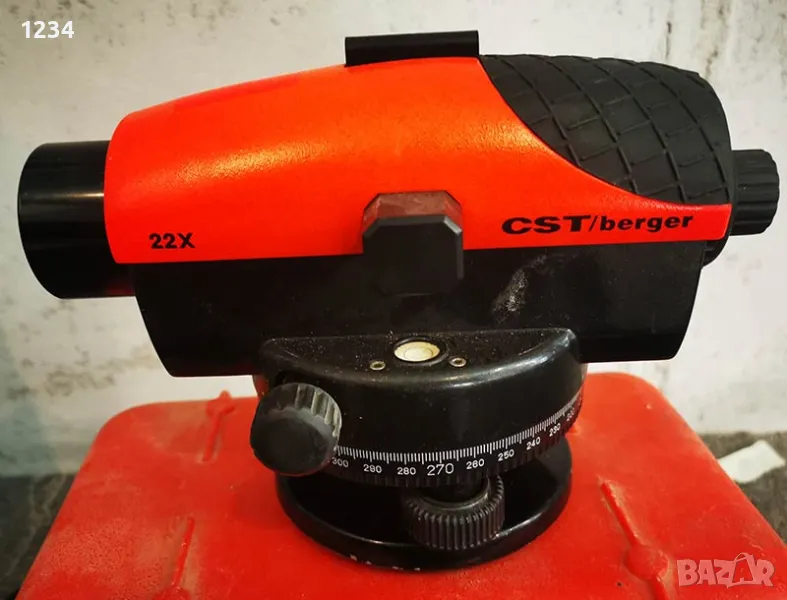 Немски оптичен нивелир CST BERGER 22x, снимка 1