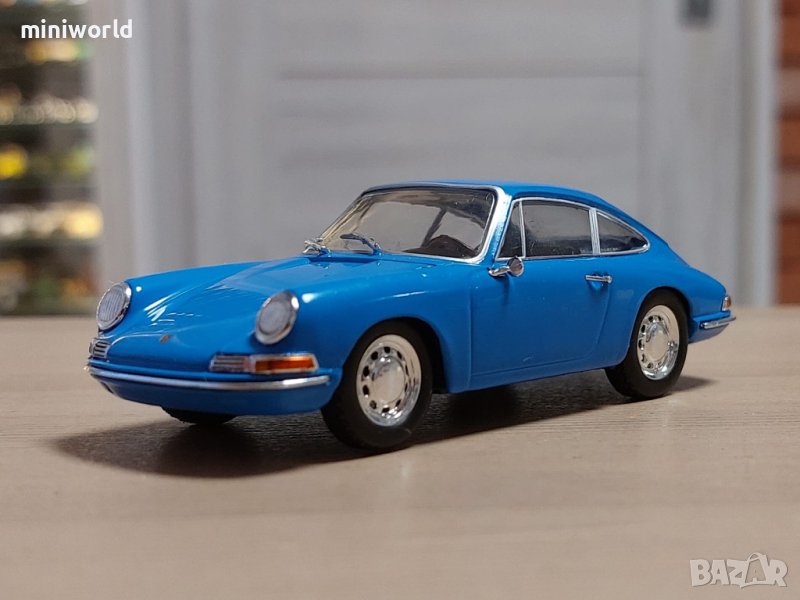 Porsche 901 1964 - мащаб 1:43 на Atlas моделът е нов в PVC дисплей-кейс, снимка 1